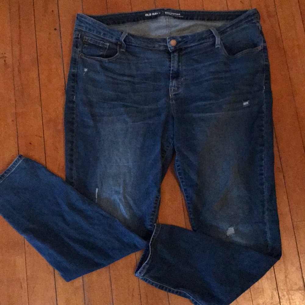 Old Navy Mid Rise Rockstar Jeans